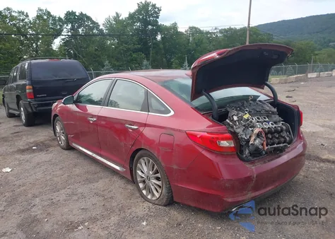 2015 Hyundai Sonata Limited z USA, uszkodzony, nr VIN 5NPE34AF8FH015008